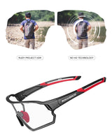 ROCKBROS photochromic sunglasses with Rudy Project HDR and NO HD Technology features.