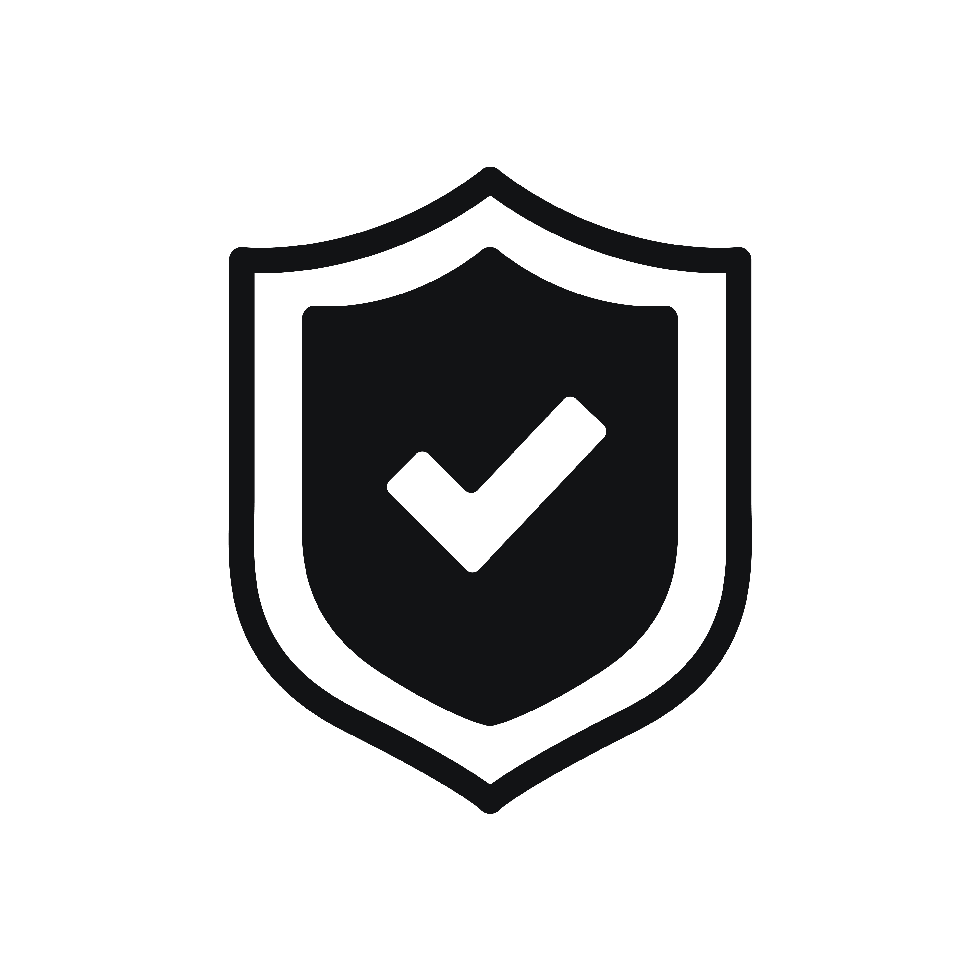 Security shield icon with check mark for Velotric care plan