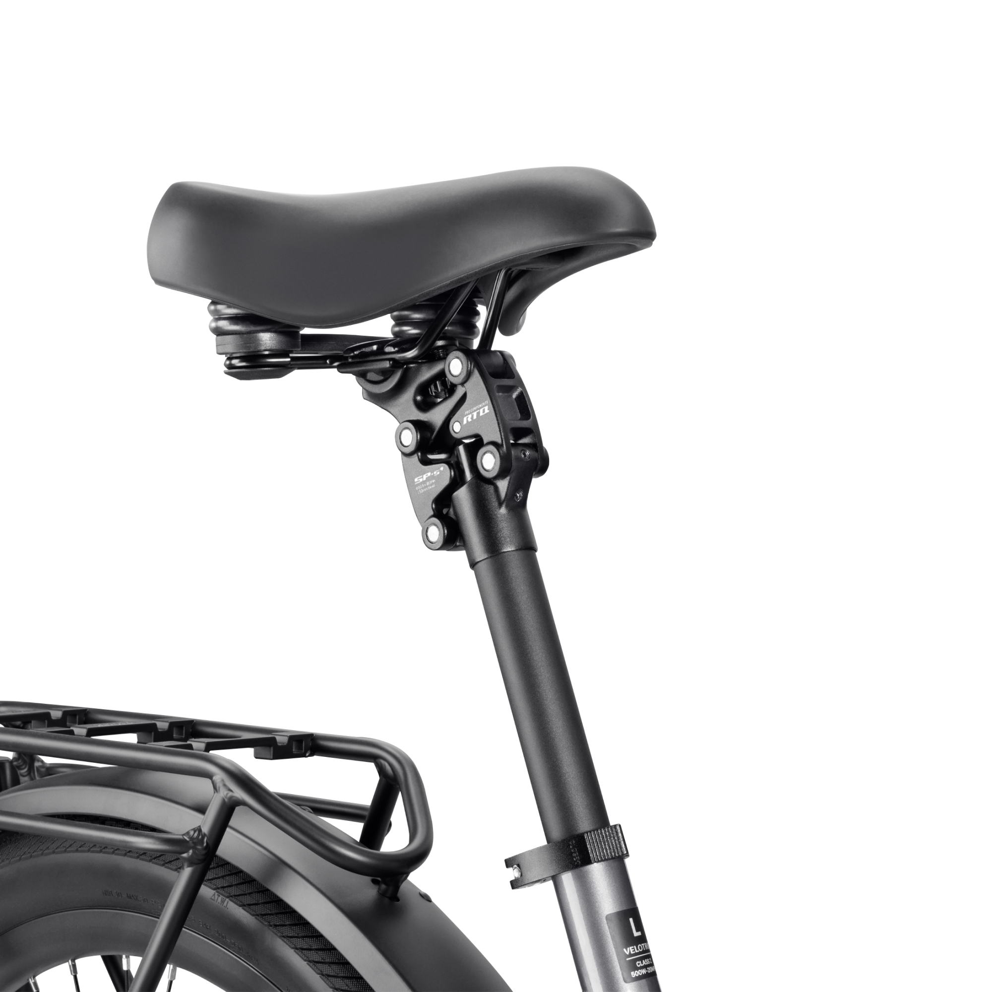 Velotric Suspension Seatpost 2.0 for enhanced riding comfort