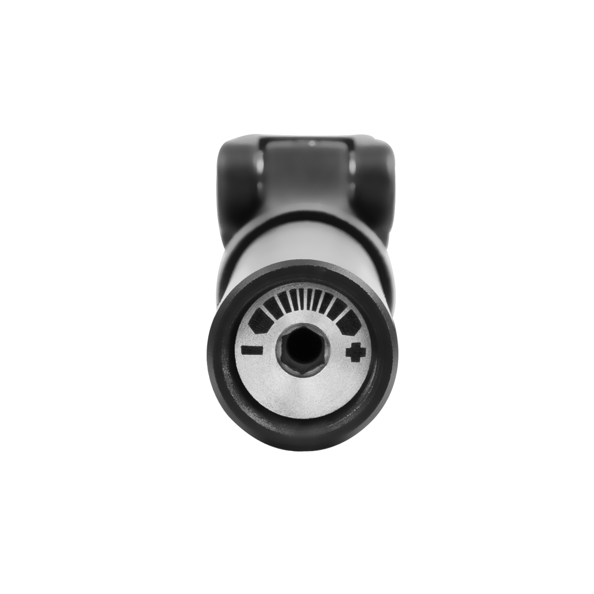 Velotric Suspension Seatpost 1.0 top view showing adjustment knob and compression settings.