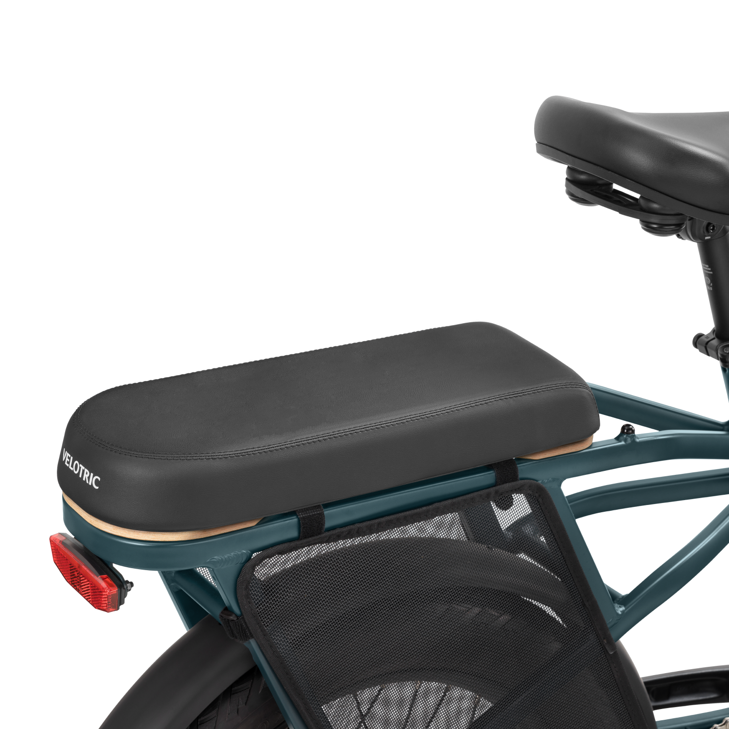 Velotric seat pad offering ergonomic support for extended bicycle rides