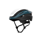 Teal and black Lumos Ultra Standard Helmet with integrated safety light.