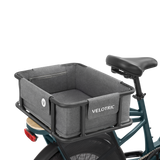 Velotric Rear Basket (M) 2.0 with waterproof lining for secure grocery transport