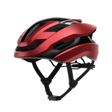 Lumos Ultra Fly Pro red road bike helmet with aerodynamic design and ventilation.